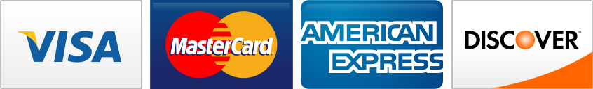 Accepted credit cards