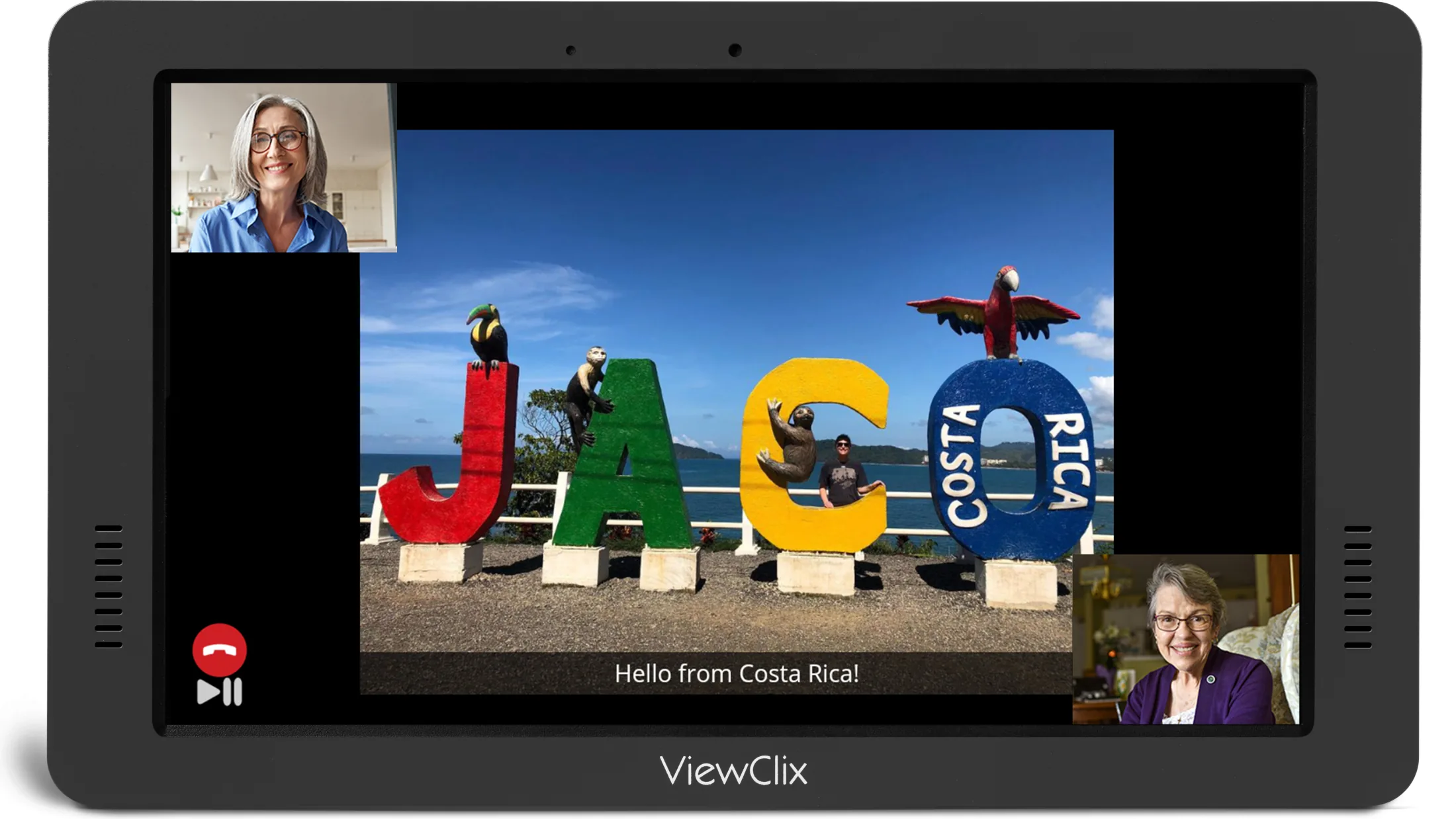 PhotoChat on a ViewClix frame